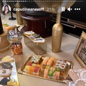 Capucine Anav a fêté l'anniversaire de son chéri Victor le 23 janvier 2021.