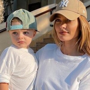 Caroline Receveur et son fils Marlon sur Instagram, janvier 2021