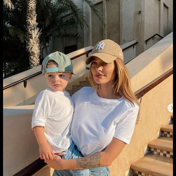 Caroline Receveur et son fils Marlon sur Instagram, janvier 2021