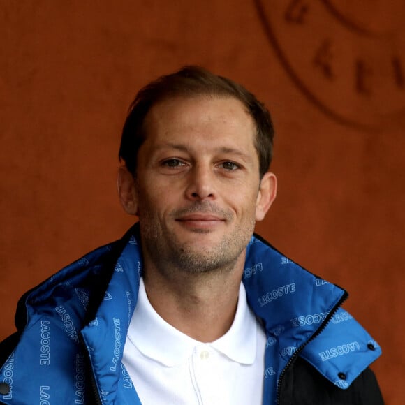 Nicolas Duvauchelle au village des internationaux de tennis de Roland Garros le jour de la finale homme Nadal / Djokovic à Paris le 11 octobre 2020. © Dominique Jacovides / Bestimage