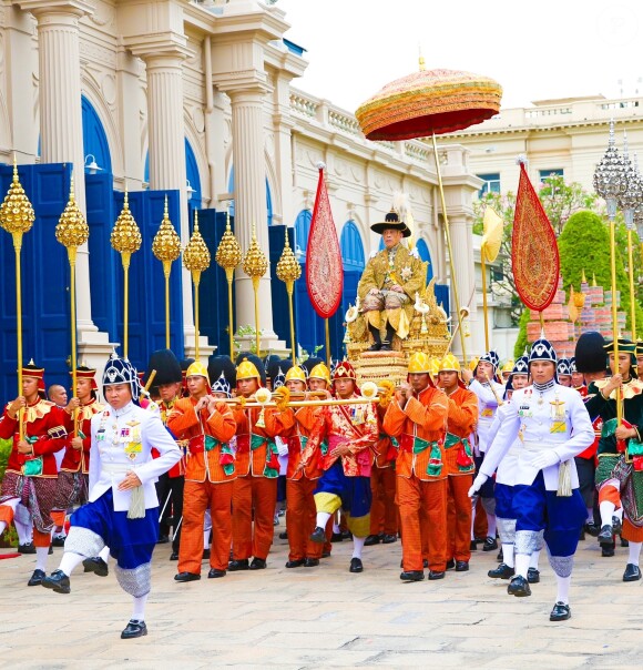 Couronnement du roi Rama X à Bangkok en Thaïlande, le 4 mai 2019.