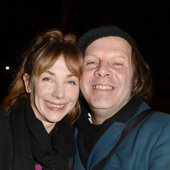 Julie Depardieu et son compagnon Philippe Katerine - People assistent au concert de Arielle Dombasle à la Cigale à Paris le 4 novembre 2015. © Guirec Coadic / Bestimage