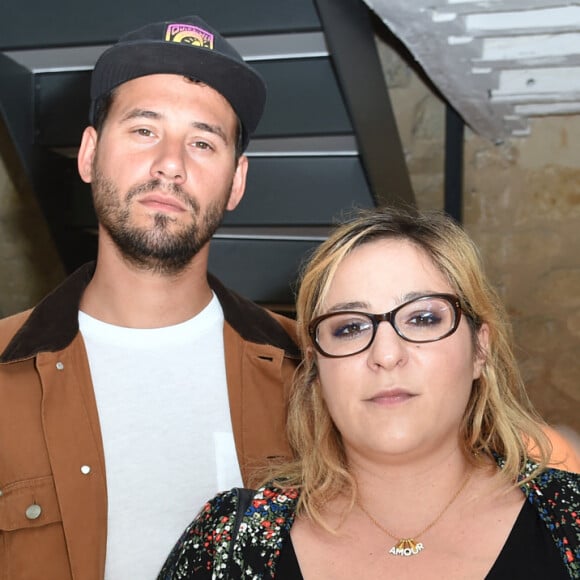 Marilou Berry et son compagnon Alexis (Le Diamantaire, artiste street art) - Soirée de lancement de l'appareil photo Instax SQ6 de Fujifilm à l'Instax Square House à Paris le 24 mai 2018. © Giancarlo Gorassini/Bestimage