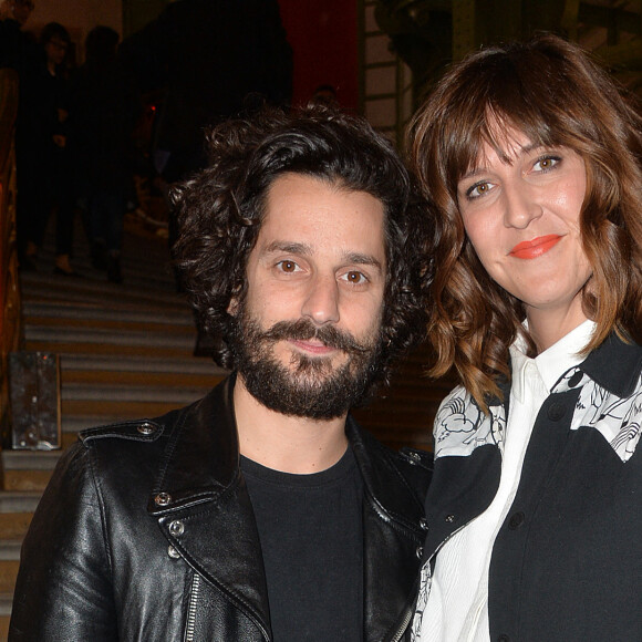 Daphné Bürki et son compagnon Gunther Love - Soirée de vernissage de la FIAC 2014 organisée par ORANGE au Grand Palais à Paris, le 22 octobre 2014.