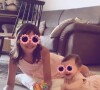 Alexandra Rosenfeld publie une photo de ses filles, Ava et Jim, le 25 juillet 2020 sur Instagram.
