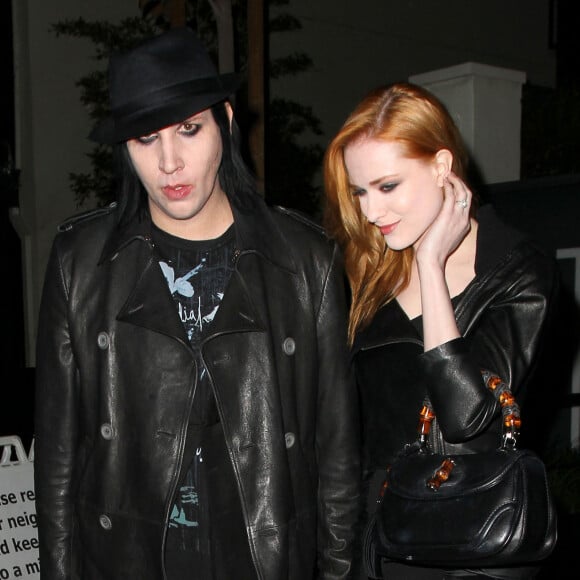 Marilyn Manson et Evan Rachel Wood à Los Angeles