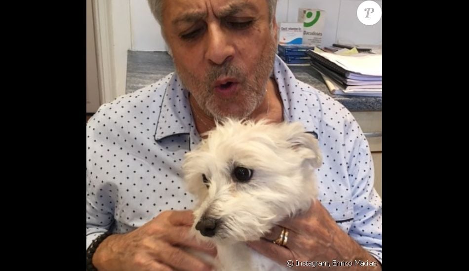 Enrico Macias sur Instagram. Le 16 avril 2019.