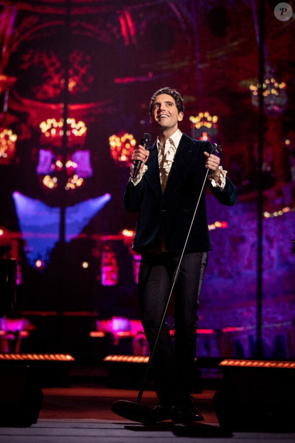 Exclusif - Mika en concert à l'Opéra Royal de Versailles, diffusé le 5 février sur France 5. Le 16 décembre 2020 © Cyril Moreau / Bestimage 