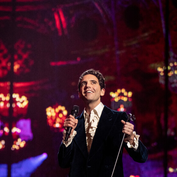 Exclusif - Mika en concert à l'Opéra Royal de Versailles, diffusé le 5 février sur France 5. Le 16 décembre 2020 © Cyril Moreau / Bestimage 