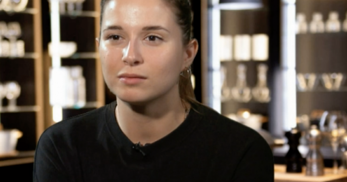 Sarah, candidate de Top Chef 2021, sur M6. - Purepeople