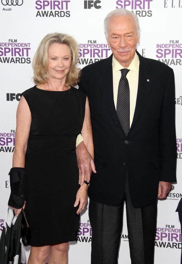 Christopher Plummer en 2012 avec sa femme