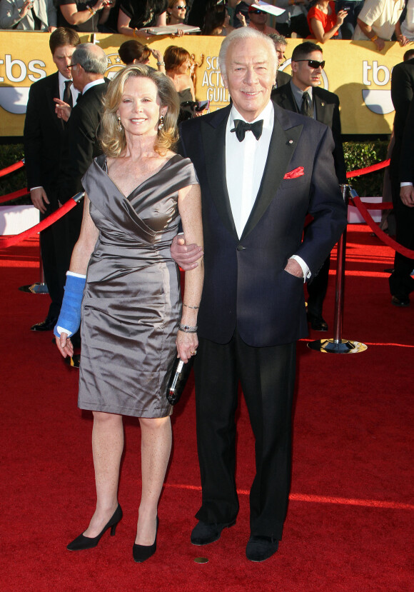 Christopher Plummer et sa femme en 2012