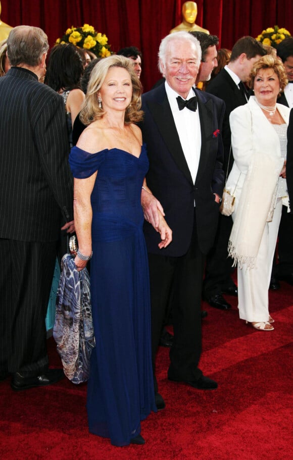 Christopher Plummer et sa femme aux Oscars