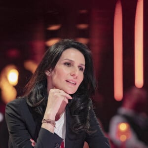 Exclusif - Marie Drucker - Enregistrement de l'émission "On Est En Direct" (OEED), présentée par Laurent Ruquier, diffusée sur France 2 le 6 février. © Jack Tribeca / Bestimage