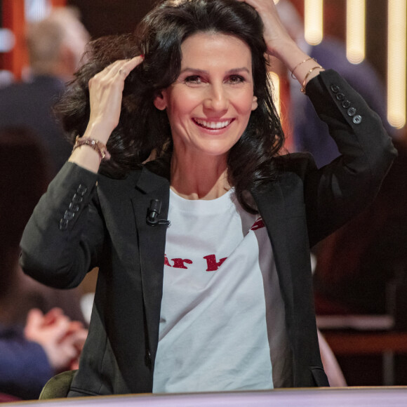 Exclusif - Marie Drucker - Enregistrement de l'émission "On Est En Direct" (OEED), présentée par Laurent Ruquier, diffusée sur France 2 le 6 février. © Jack Tribeca / Bestimage