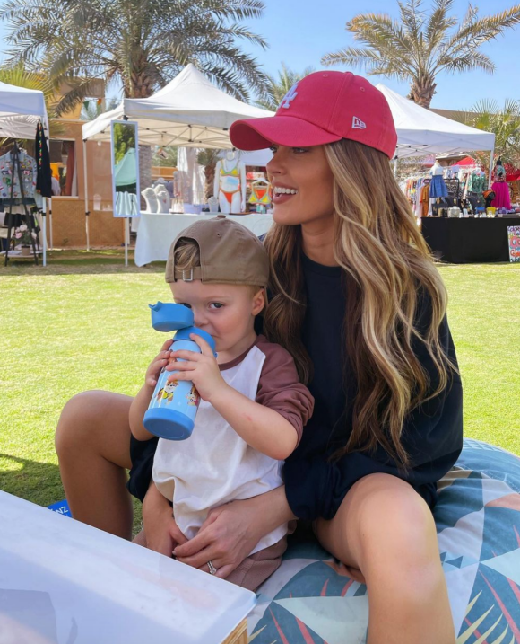 Caroline Receveur avec fils Marlon (2 ans) - Instagram