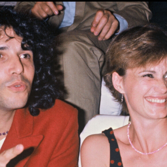 Archives - Julien Clerc et Miou-Miou à la première du film Le dernier métro à Paris en 1980