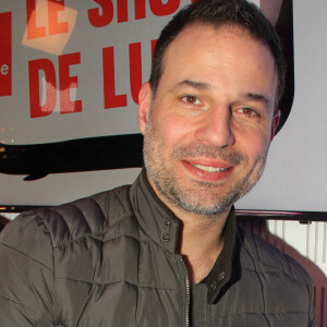 Mario Barravecchia (Star Academy 1) lors de l'émission "Le Show de Luxe" sur la Radio Voltage à Paris, France, le 12 février 2019. © Philippe Baldini/Bestimage