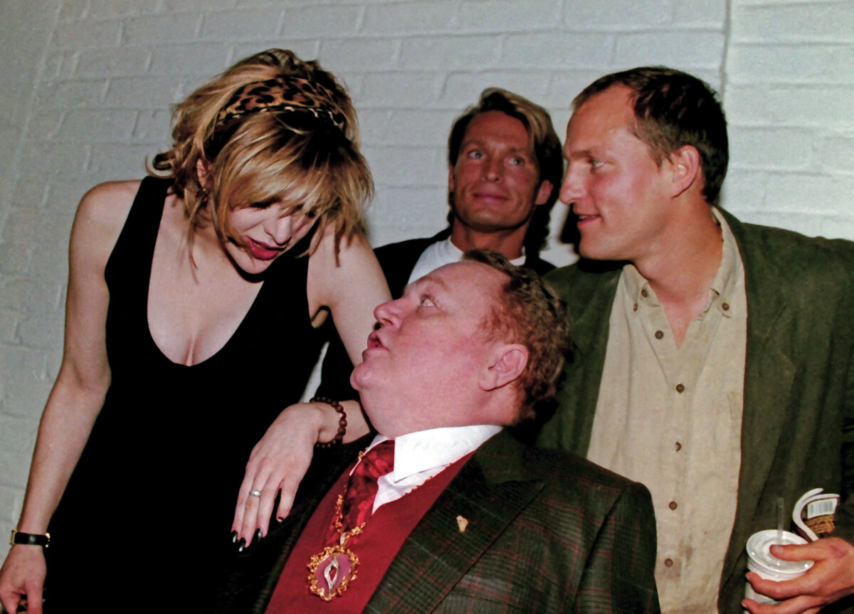 Photo Courtney Love, Larry Flynt et Woody Harrelson lors de la