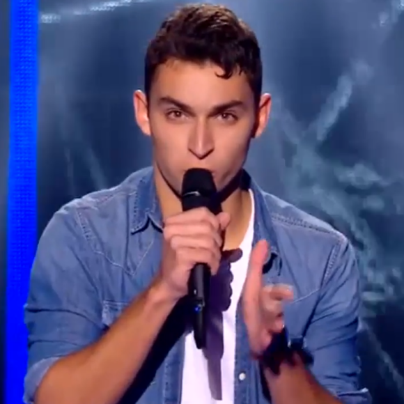 Tarik, Talent de Marc Lavoine dans "The Voice 2021" - Émission du 13 février 2021, TF1