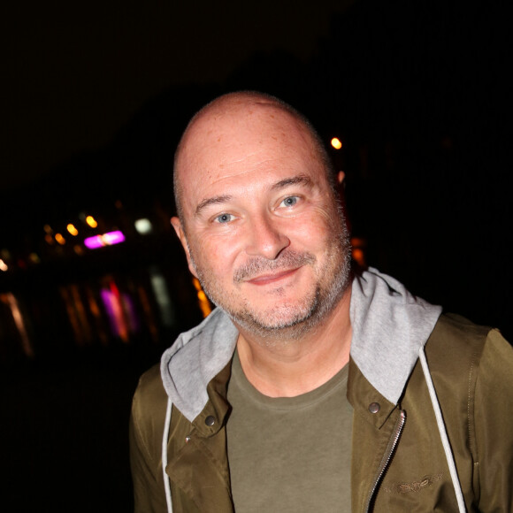 Semi-exclusif - Sébastien Cauet lors de la soirée d'inauguration du restaurant du groupe d’H.Gaouaoui et du chef N.Tarayre "Splash" au port Van Gogh, en bord de Seine à Asnières, France, le 12 septembre 2019. © Rachid Bellak/Bestimage 
