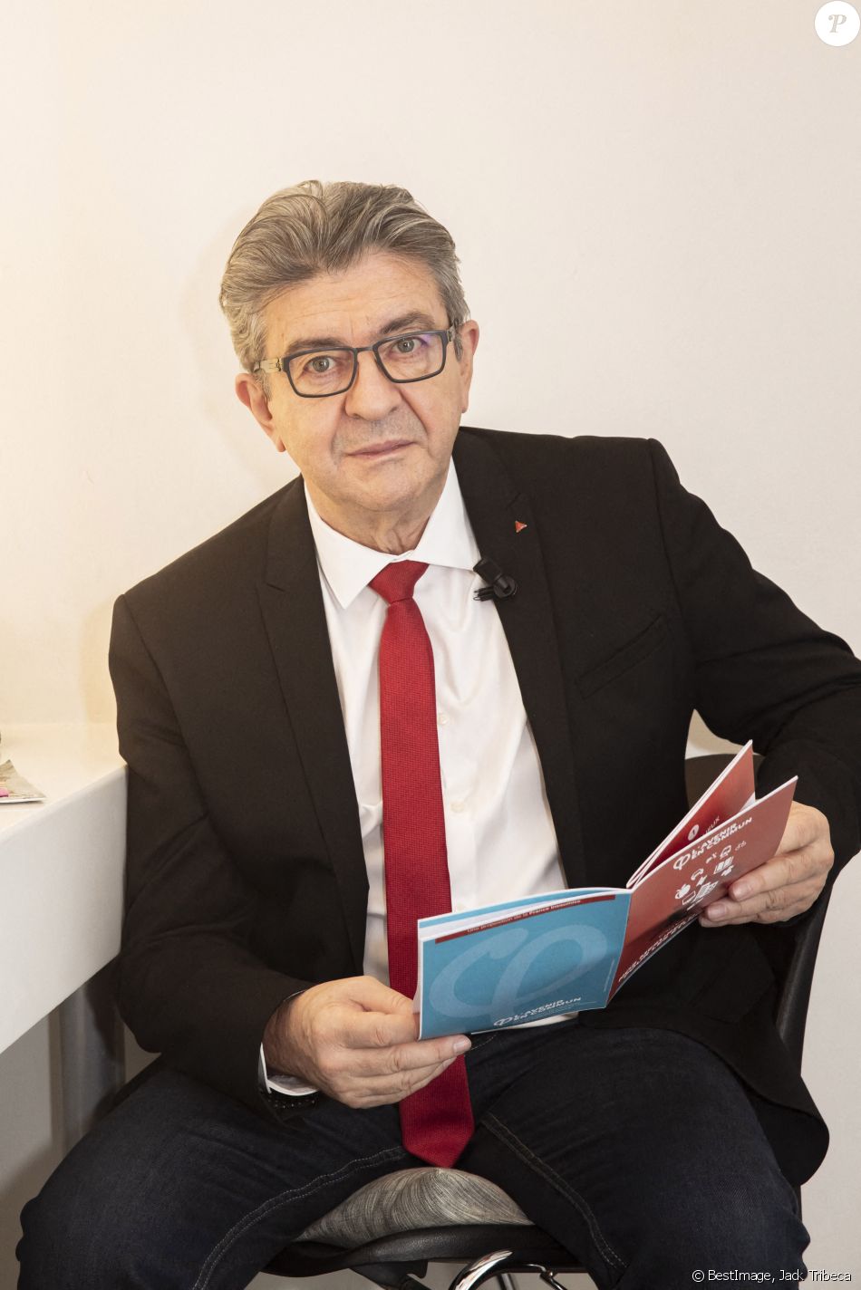 Exclusif - Jean-Luc Mélenchon - Rendez-Vous backstage pendant l'emission On Est En Direct (OEED) , présentée par Laurent Ruquier et diffusée en direct le 30 janvier 2021 sur France 2 - Paris le 30/01/2021 - © Jack Tribeca / Bestimage