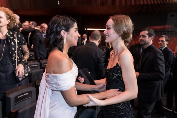 Leïla Bekhti, Lily-Rose Depp - 44e cérémonie des César à la salle Pleyel à Paris. Le 22 février 2019. © Borde-Jacovides / Bestimage