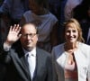 Ségolène Royal et François Hollande - Mariage de Thomas Hollande et de la journaliste Emilie Broussouloux l'église de Meyssac en Corrèze, près de Brive. © Patrick Bernard-Guillaume Collet / Bestimage