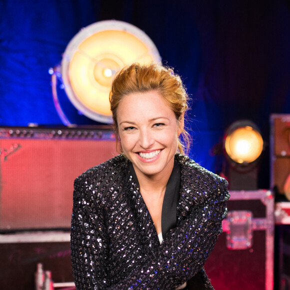 Exclusif - Natasha St-Pier - Backstage de l'enregistrement de l'émission "300 Choeurs chantent Les plus beaux duos" à Paris, qui sera diffusée le 8 janvier 2021 sur France 3. © Tiziano Da Silva / Bestimage