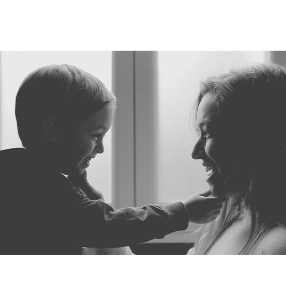 Natasha St-Pier et son fils Bixente sur Instagram, juin 2020.