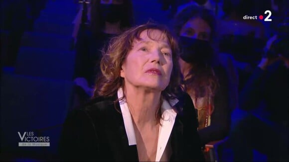 Jane Birkin récompensée d'une Victoire d'honneur aux 36e Victoires de la musique.