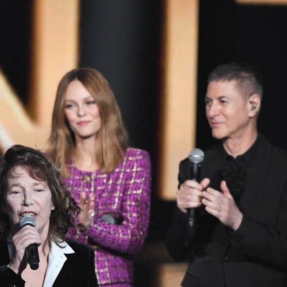 Jane Birkin, Eddy de Pretto, Vanessa Paradis, Etienne Daho et Thomas Dutronc - 36ème édition des Victoires de la Musique à la Seine Musicale à Boulogne-Billancourt, France, le 12 février 2021. © Coadic Guirec/Bestimage