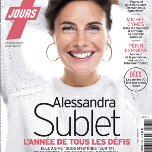 Alessandra Sublet en couverture du magazine "Télé 7 Jours".