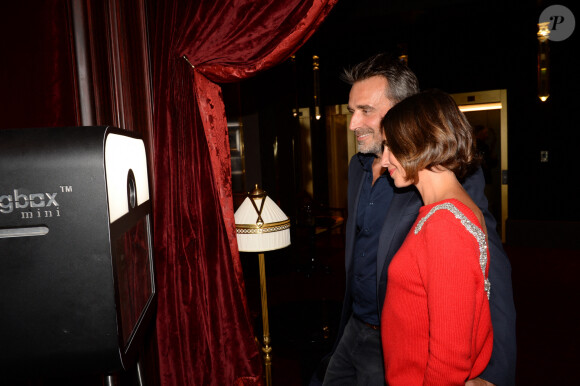 Alessandra Sublet et son mari Clément Miserez - Soirée d'inauguration de l'Hôtel Fouquet's Barrière à Paris le 14 septembre 2017. © Rachid Bellak/Bestimage