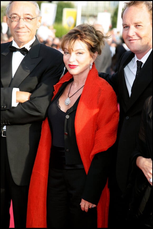 André Téchiné, Marie-France Pisier et Xavier Beauvois au Festival du Film Américain de Deauville en 2007.
