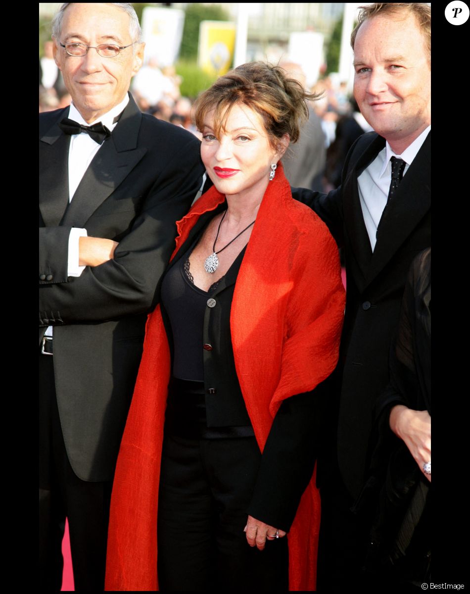 André Téchiné, Marie-France Pisier et Xavier Beauvois au Festival du Film Américain de Deauville en 2007.