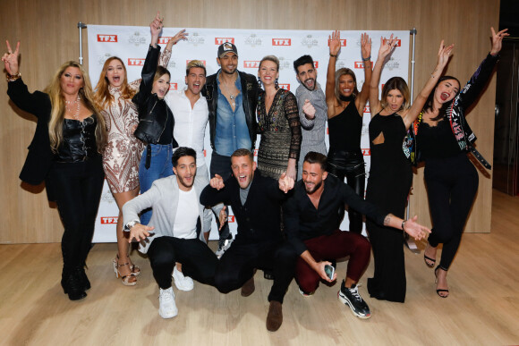 Loana Petrucciani, Jennyfer Chachat, Cloé Cooper, Virgil, Julien Guirado, Lucie Mariotti (la Love Coach), Matthieu Lacroix, Mélanie Dédigama, Sarah Lopez, Jelena, Bastien Munez, Jordan Faelens, Illan - Photocall à l'occasion du lancement de la 4ème saison de l'émission de télé-réalité "La Villa des Coeurs Brisés" à la Tour TF1 à Boulogne-Billancourt, le 3 décembre 2018. © CVS/Bestimage