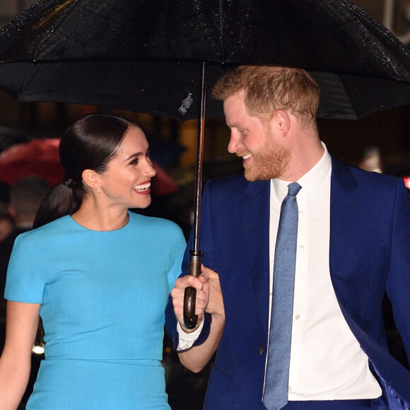 Le prince Harry, duc de Sussex, et Meghan Markle, duchesse de Sussex arrivent à la cérémonie des Endeavour Fund Awards à Londres