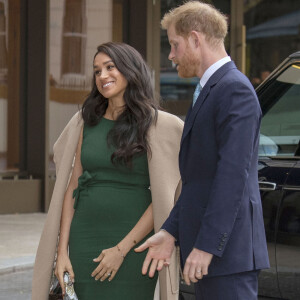 Le prince Harry, duc de Sussex, et Meghan Markle, duchesse de Sussex, assistent à la cérémonie "Wellchild Awards" au Royal Lancaster Hotel à Londres, le 15 octobre 2019.