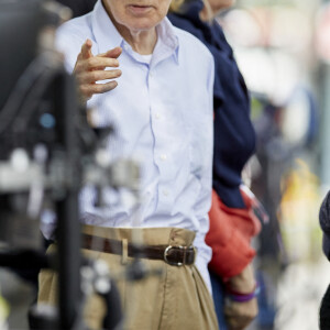 Woody Allen sur le premier jour de tournage du film "Un hommage au cinéma" à Saint-Sébastien, Espagne, le 10 juillet 2019.