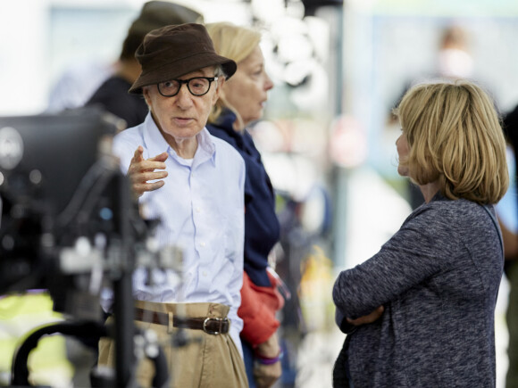 Woody Allen sur le premier jour de tournage du film "Un hommage au cinéma" à Saint-Sébastien, Espagne, le 10 juillet 2019.