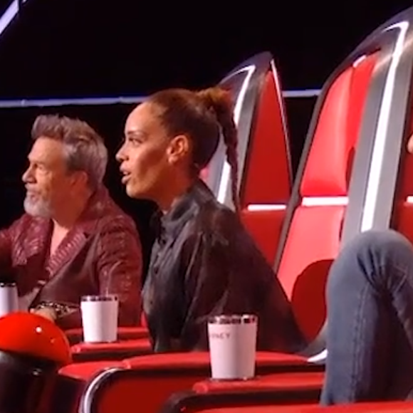 Les coachs, Marc Lavoine, Vianney, Amel Bent et Florent Pagny dans "The Voice 2021" - Émission du 20 février 2021, TF1