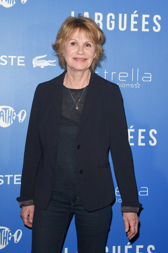 Miou-Miou à la première de "Larguées" au cinéma Gaumont Champs-Elysées Marignan à Paris, le 12 avril 2018. © Guirec Coadic/Bestimage