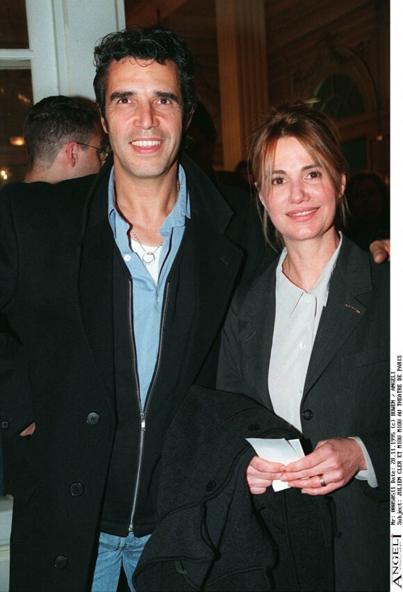 Julien Clerc et Miou-Miou au théâtre de Paris.