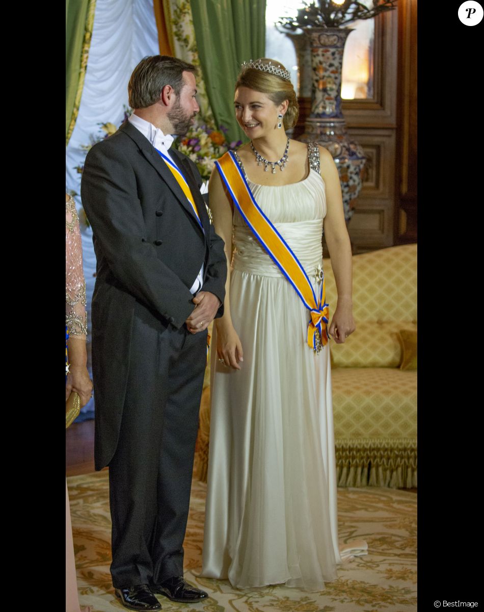 Le prince Guillaume, grand-duc héritier de Luxembour et la comtesse Stéphanie de Lannoy, grande-duchesse héritière de Luxembourg