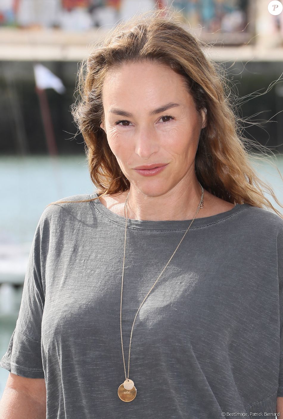 Vanessa Demouy - Photocall de la série "Demain nous appartient" lors de la 21ème édition du Festival de la Fiction TV de la Rochelle. le 14 septembre 2019 © Patrick Bernard / Bestimage