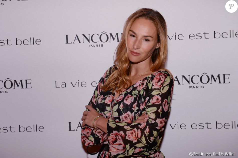 Exclusif - Vanessa Demouy Soirée Lancôme pour célébrer la nouvelle communication du parfum Iconique "La Vie est Belle" à l'hôtel Mona Bismarck à Paris le 12 septembre 2018.© Rachid Bellak / Bestimage