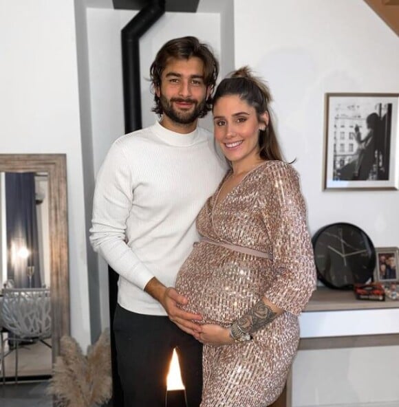 Jesta Hillmann enceinte de son deuxième enfant, photo Instagram du 1er janvier 2021