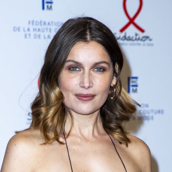 Laetitia Casta lors du photocall de la 18ème édition du "Dîner de la mode du Sidaction" au Pavillon Cambon Capucines - Potel et Chabot à Paris, France, le 23 janvier 2020. © Olivier Borde/Bestimage