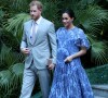 Le prince Harry, duc de Sussex et Meghan Markle, duchesse de Sussex, enceinte à Rabat, le 25 février, 2019.
